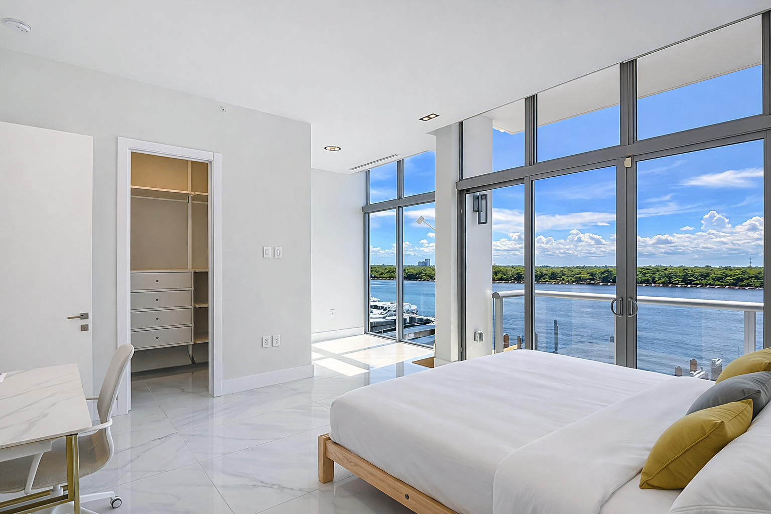 Full-floor primary suite