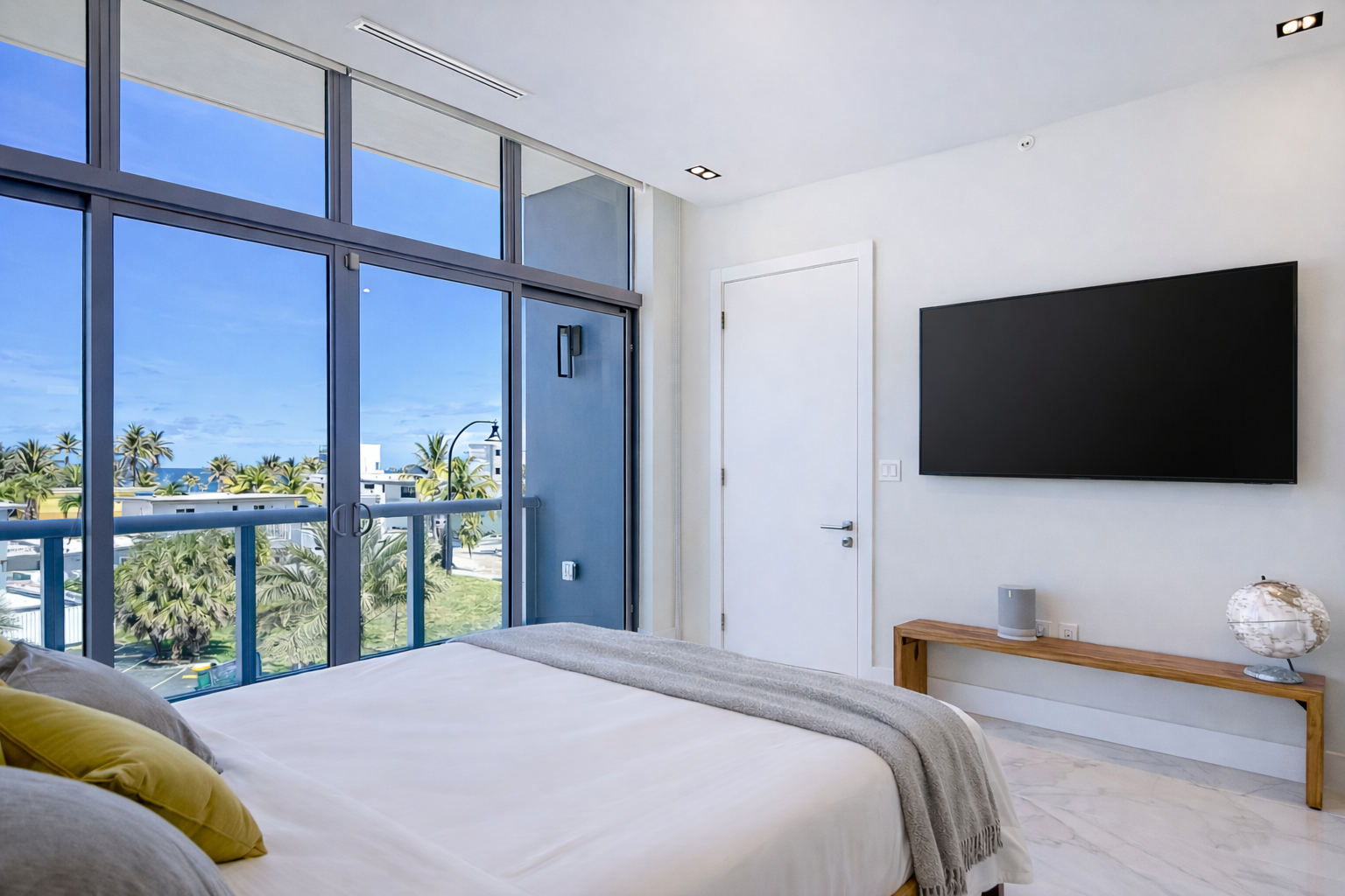 Secondary bedroom with water views