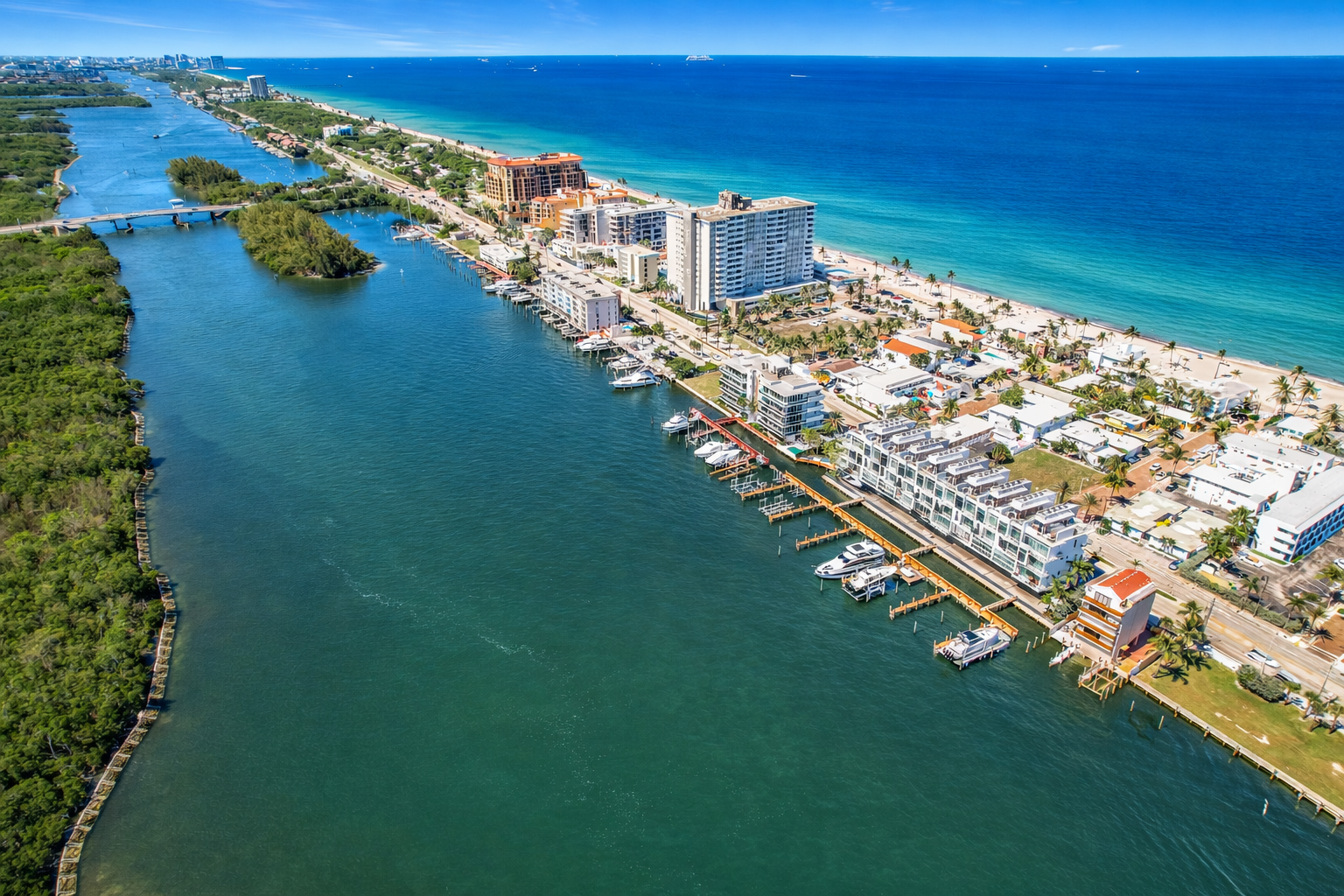 Aerial view of QUINT Collection